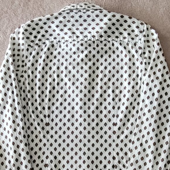 Tommy Hilfiger Pattern Button Down Shirt Women's Size XS - Picture 8 of 9